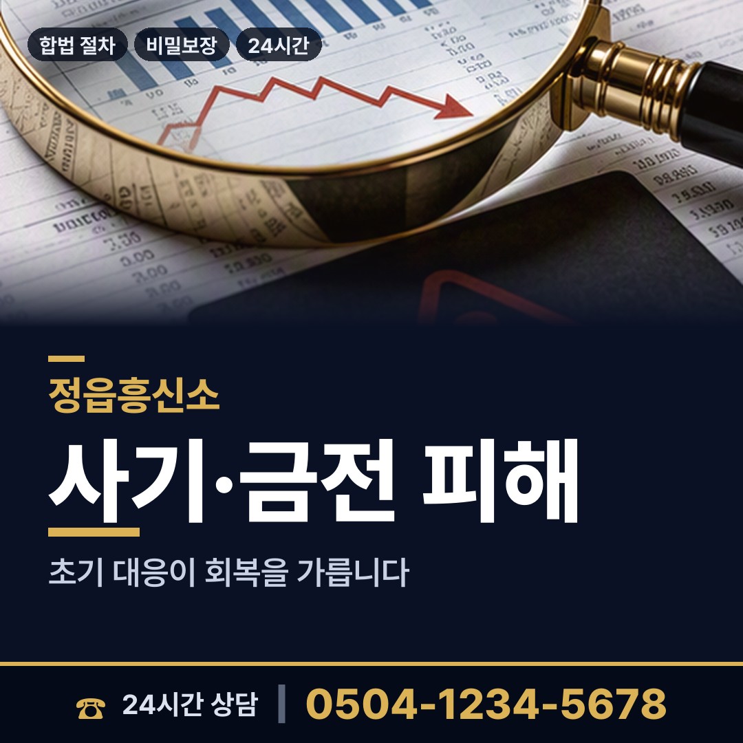 정읍 산외면 이혼전조사 상담 안내